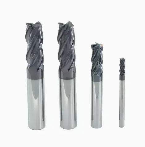 HRC60 Round Corner End Mills 4flutes Radius End Mill for Milling Cutter